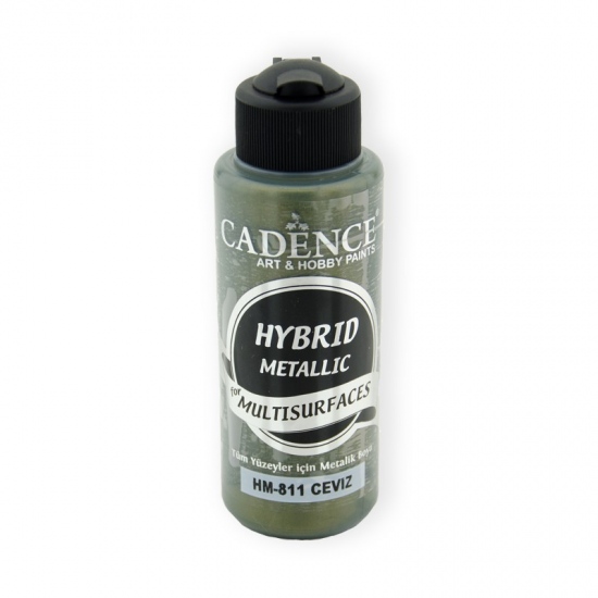 Metalická barva na všechny povrchy Cadence Hybrid Metallic 70 ml- walnut oříšková