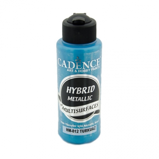 Metalická barva na všechny povrchy Cadence Hybrid Metallic 70 ml - turquoise tyrkysová