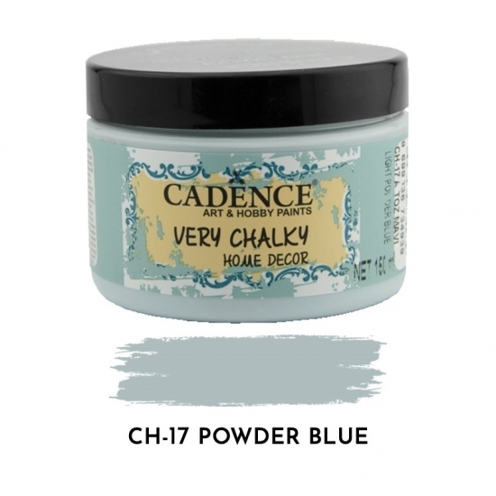 Křídová barva Cadence Very Chalky 150 ml - powder blue světle modrá pudrová