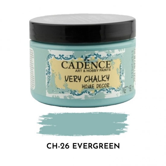 Křídová barva Cadence Very Chalky 150 ml - evergreen zelená evergreen