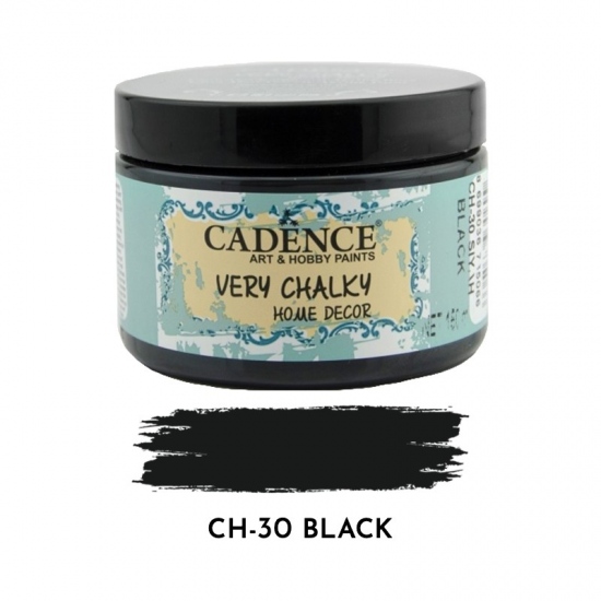 Křídová barva Cadence Very Chalky 150 ml - black černá