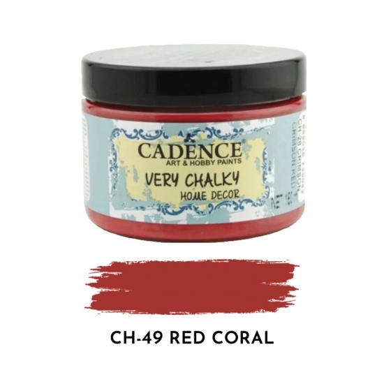 Křídová barva Cadence Very Chalky 150 ml - red coral korálová