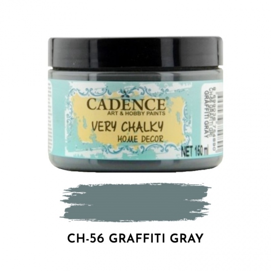 Křídová barva Cadence Very Chalky 150 ml - graffiti gray šedá grafitová