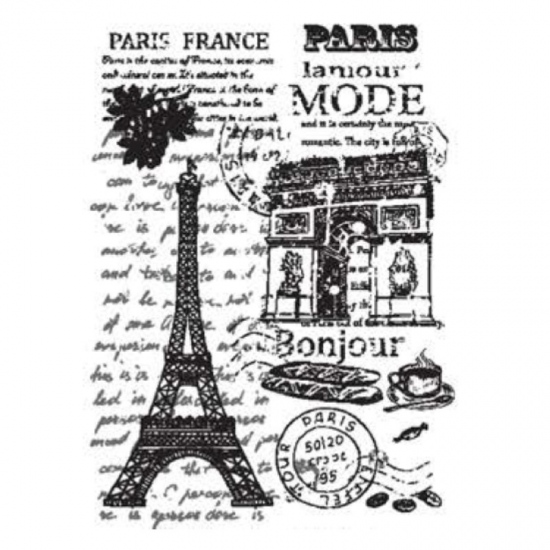 Rýžový papír Cadence A3 - Černobílá Paříž