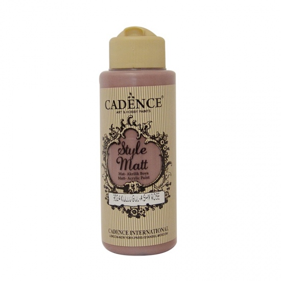 Matná akrylová barva Cadence Style Matt 120ml - aschy rose růžová popelavá