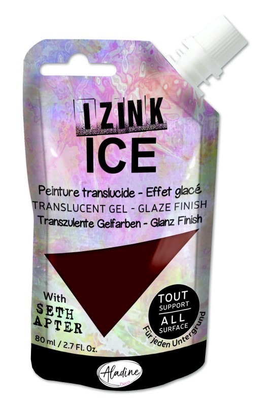 Poloprůhledná barva Izink Ice 80 ml - coffee hnědá