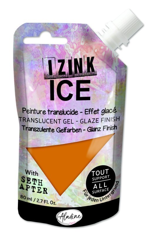 Poloprůhledná barva Izink Ice 80 ml - whiskey frost medová Aladine
