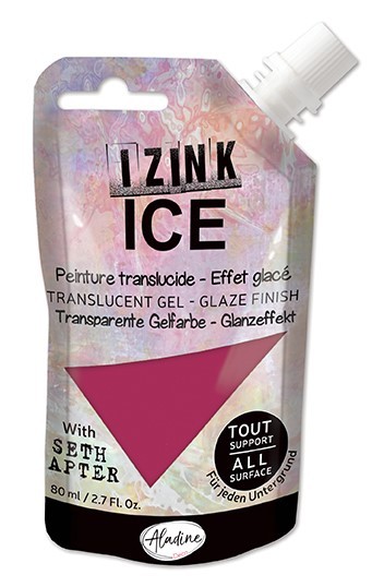 Poloprůhledná barva Izink Ice 80 ml - framboise malinová