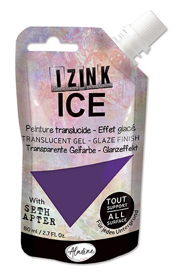 Poloprůhledná barva Izink Ice 80 ml - violet cassis fialová