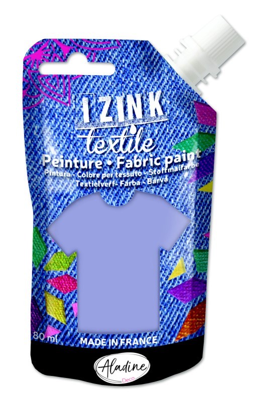 Textilní barva Aladine Izink Textile 80 ml - gris šedá