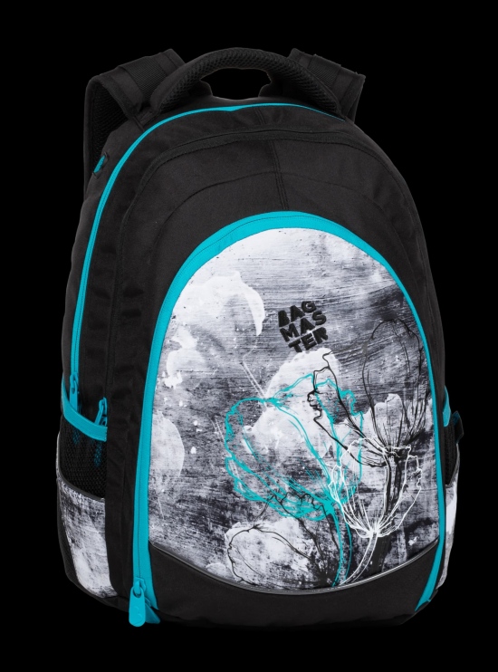 Školní batoh Digital 20 b turquoise/gray/black BagMaster