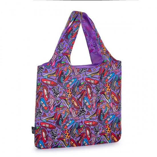 Dámská skládací taška Bagmaster shopping bag 22 f purple