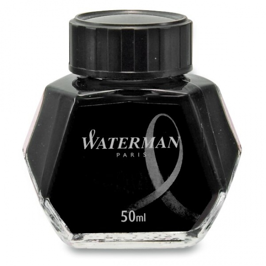 Lahvičkový inkoust Waterman černý Waterman