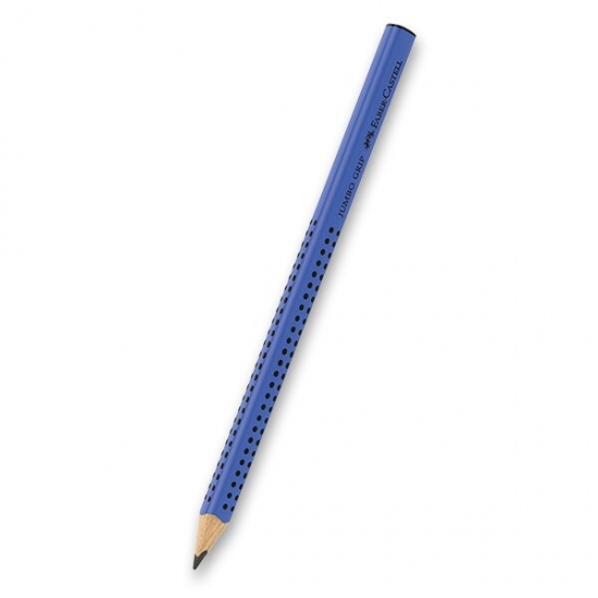 Grafitová tužka Faber-Castell Grip Jumbo tvrdost B (číslo 1), modrá