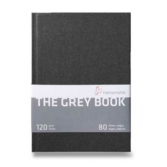 Skicář Hahnemühle Grey Book A4, 40 listů