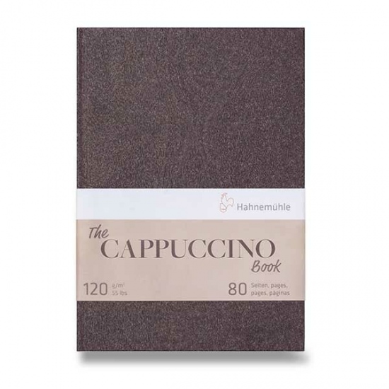 Skicář Hahnemühle Cappuccino Book A5, 40 listů