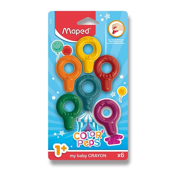 Pastely Maped Color´Peps Baby Crayons 6 barev