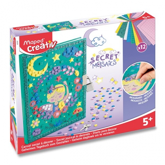 Sada Maped Creativ Secret Mosaics Secret diary tajný deníček : 3154149070572