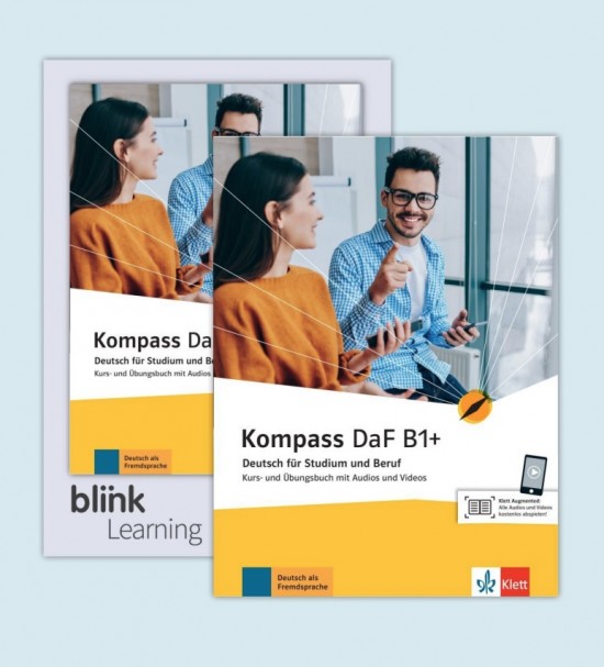 Kompass DaF 1 (B1+) – Kurs-/Übungsbuch – Media-bundle