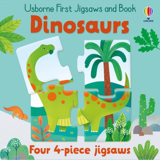 Usborne First Jigsaws And Book: Dinosaurs Usborne Publishing