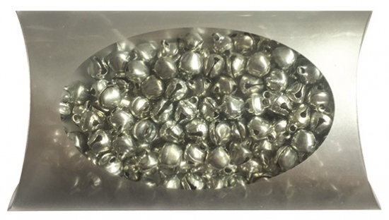 Rolničky miniaturní stříbrné 7 mm, 48 g