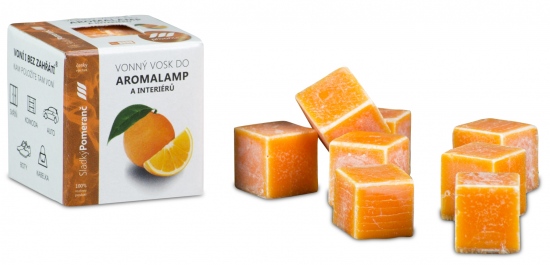 Vonný vosk - Sladký pomeranč 30 g, 8 kostiček