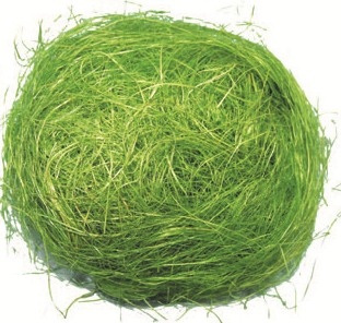 Dekorační sisal zelený 30g