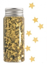 Konfety mini hvězdičky v tubě zlaté, 55 g 