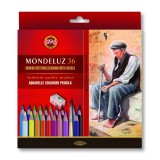 KOH-I-NOOR 3712, souprava pastelek akvarelových Mondeluz, 36 barev