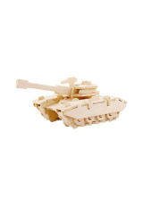 Dřevěné 3D puzzle - Tank