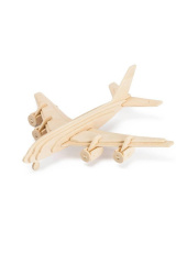 Dřevěné 3D puzzle - Civilní letadlo