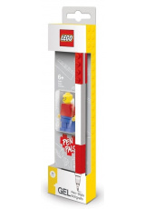 LEGO Gelové pero s minifigurkou - červené