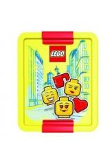 Box na svačinu LEGO ICONIC Girl - žlutá/červená