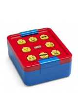 Box na svačinu LEGO ICONIC Classic - červená/modrá