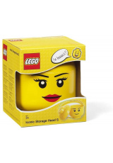 Úložný box LEGO hlava (mini) - dívka