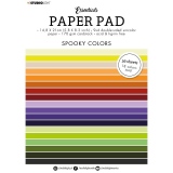 Blok barevných papírů Studio Light, A5 (36 listů) – halloweenské barvy