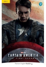 Pearson English Readers: Level 2 Marvel Captain America The First Avenger Bk + Code