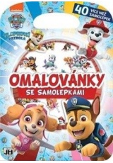 Tlapková patrola - Omalovánky se samolepkami