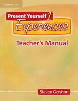 Present Yourself L1 Experiences: Teacher´s Manual