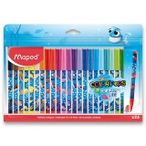 Dětské fixy Maped Color'Peps Ocean Life Decorated 24 barev