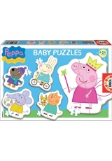 Trefl Puzzle Baby Prasátko Peppa 5v1 (3-5 dílků)