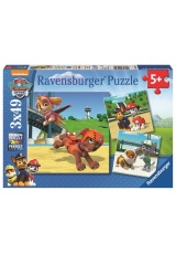 Ravensburger Puzzle Tlapková Patrola - Psí tým/3x49 dílků