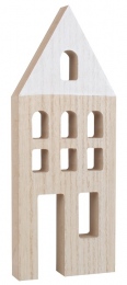 Dům dřevěný na postavení 6,5 x 18,5 cm
