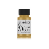 Metalická barva Leather Vogue, 50 ml - zlatá