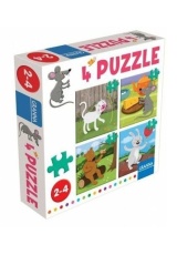 4 puzzle Myška