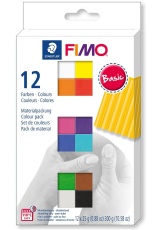 FIMO Soft sada 12 barev x 25 g - basic