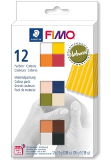 FIMO Soft sada 12 barev x 25 g - natural