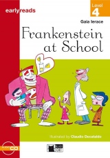 Black Cat FRANKENST AT SCHOOL + CD ( Early Readers Level 4)