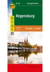 Regensburg 1:14 000 / plán města