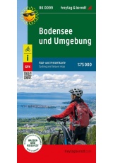 Bodamské jezero 1:75 000 / turistická a cykloturistická mapa